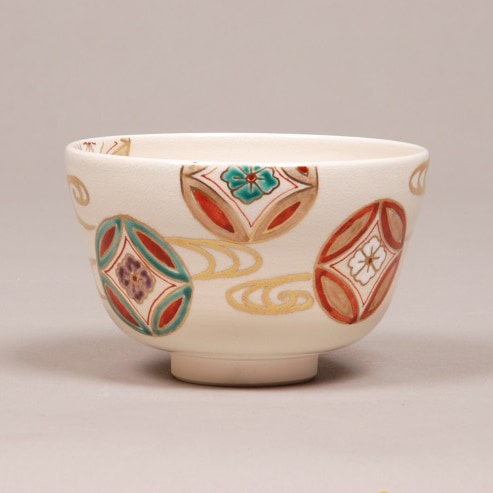 茶道具 仁清七宝筒形水指 仁清印 木箱　250922あ3 茶道具 仁清七宝筒形水指 仁清印 木箱 250922あ3 茶道具 仁清七宝筒形