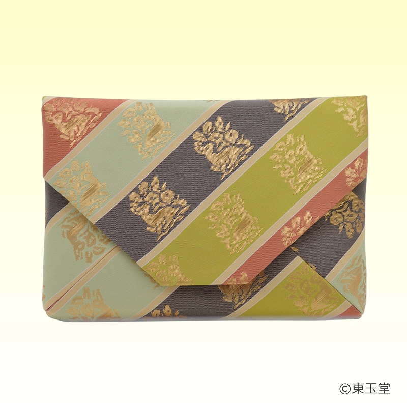 数寄屋袋　名物裂　交織　花兎