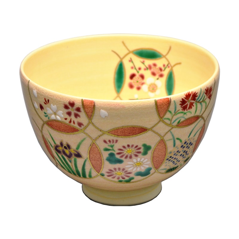 【茶道具 / 茶碗】花言葉の小茶碗 ４月・芍薬　4個セット 茶道具 / 茶碗】花言葉の小茶碗 4月・芍薬 4個セット