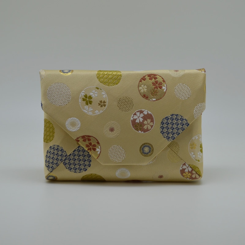 数寄屋袋 交織 花丸紋