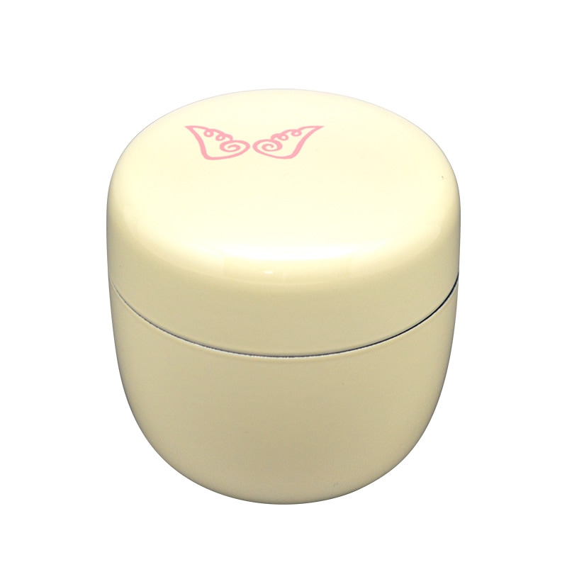 中棗　パステルカラー　天使　中蓋付　白　（プラスチックケース）