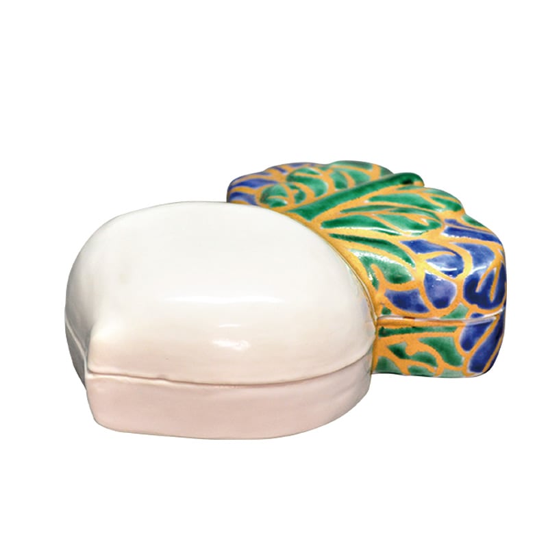 香合 交趾 蕪 高野昭阿弥作 （木箱入） | 冬の茶道具 | |茶道具通販 お