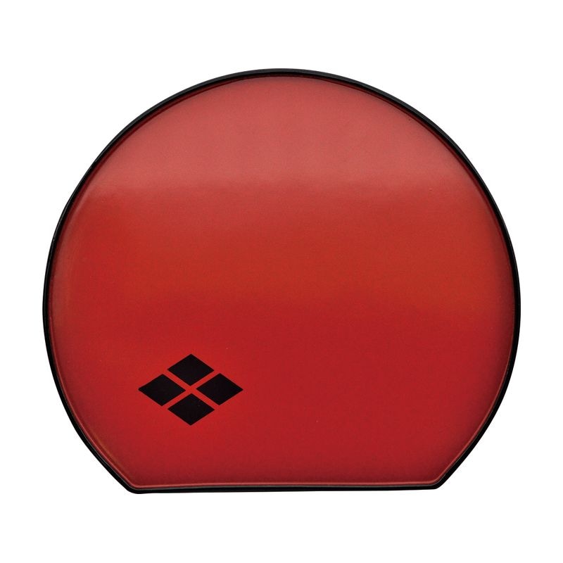 干菓子器　半月両面 （武田菱・切箔）樹脂製　(紙箱)