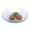 ガラス　茶道具　菓子器　清風皿　義山　（直径23ｘ高さ4cm)