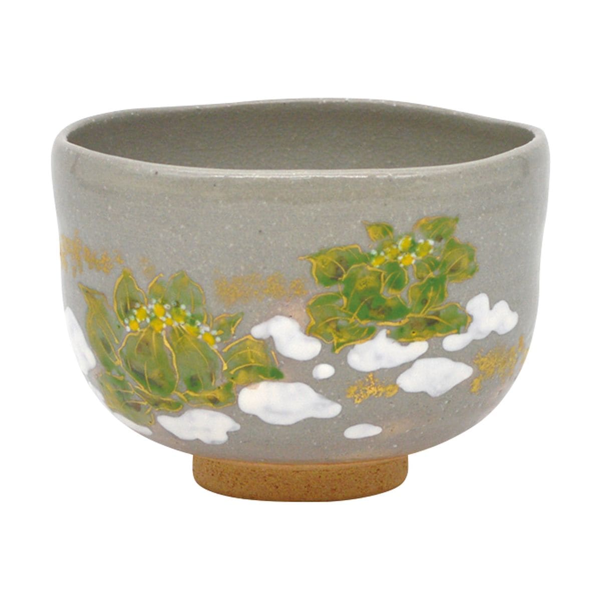 茶碗　乾山　ふきのとう　山岡善高作（化粧箱）