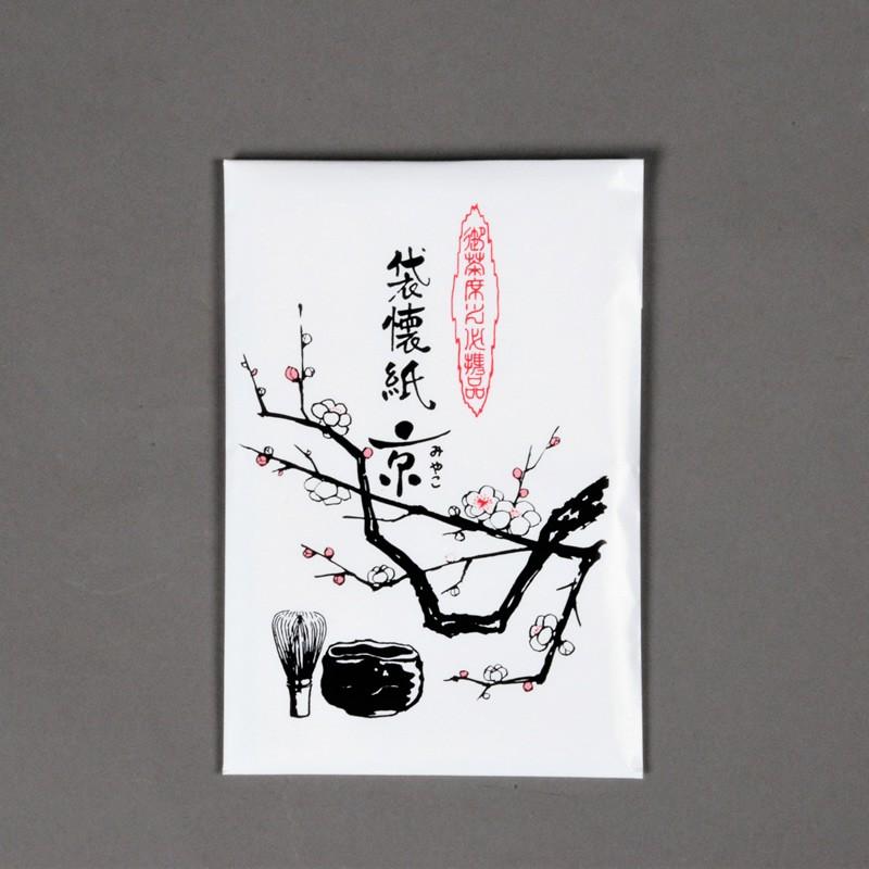 袋懐紙　20枚入　山口白梅観 (メール便対応商品）