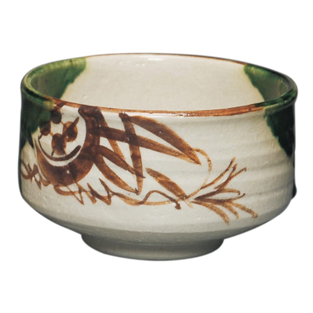 茶碗　織部　五陶作（紙箱）