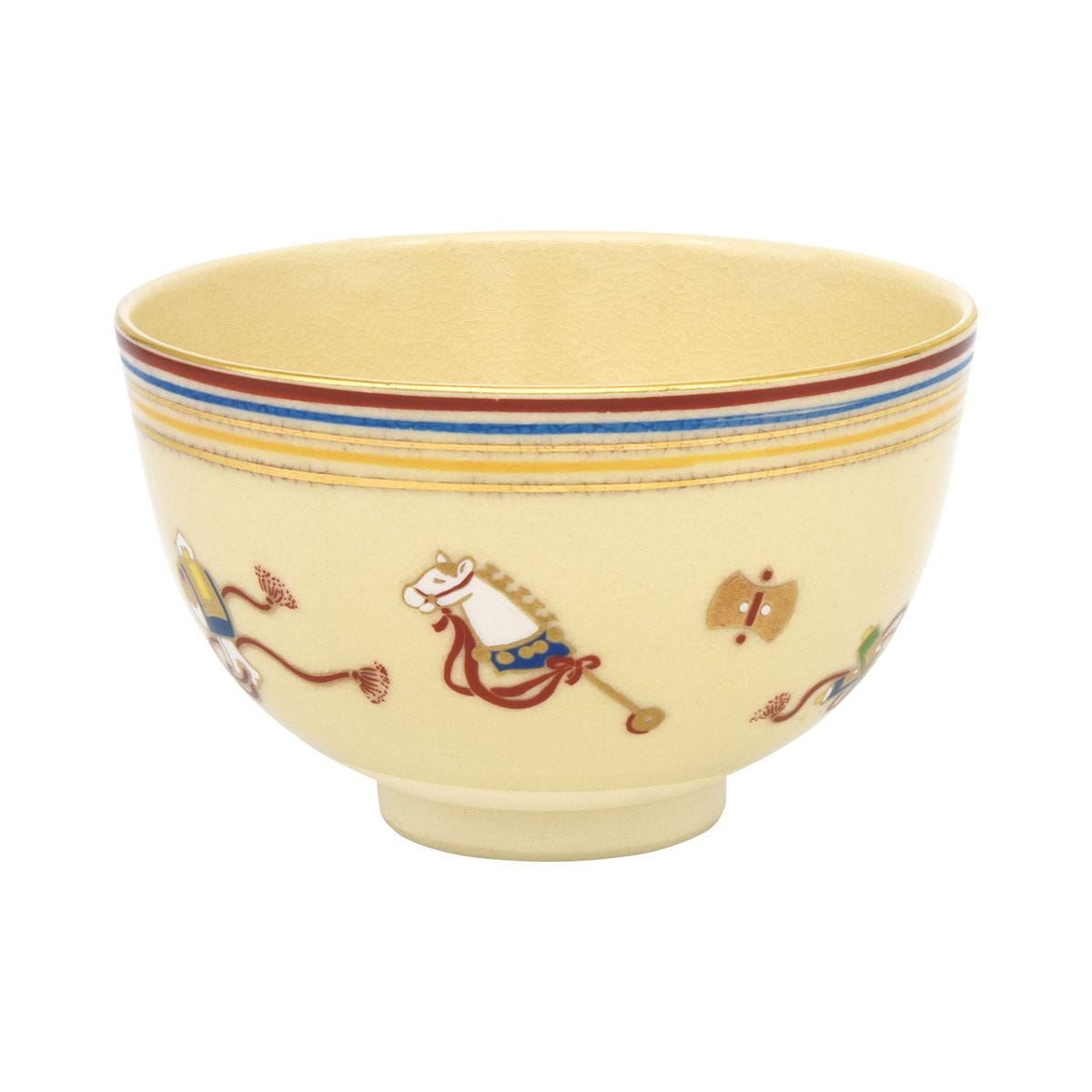 令和8年 午年 干支茶碗】仁清 宝尽 午 宮地英香作（化粧箱） | 令和8年