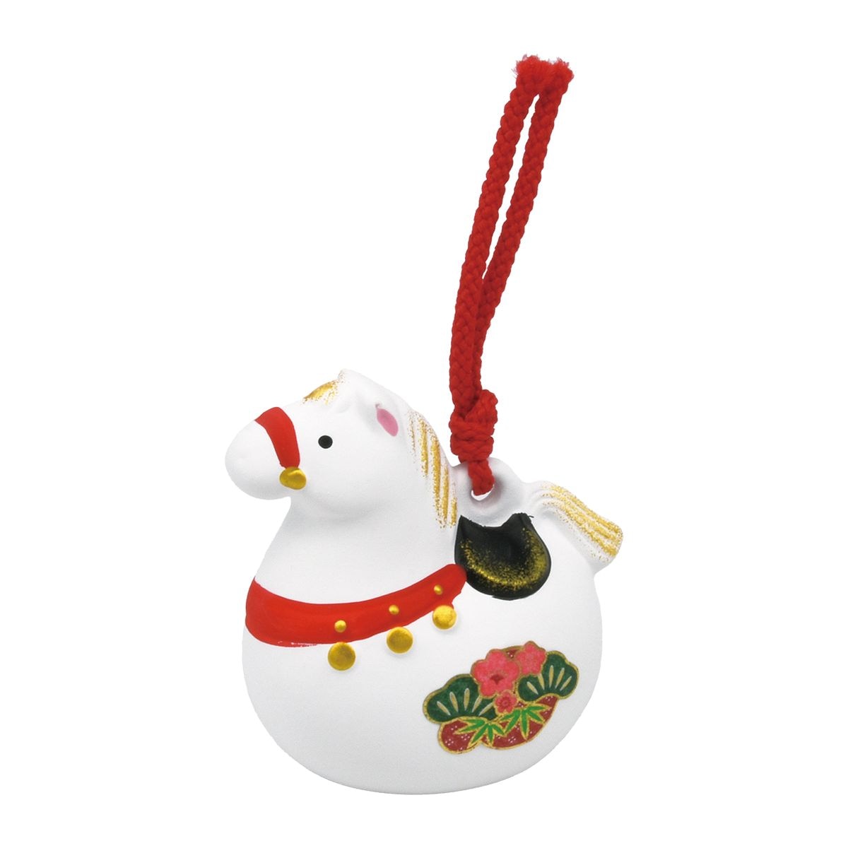 令和8年　2026年　午年　土鈴　午　中　（紙箱）（6.5ｘ4.5ｘH7.5cm)