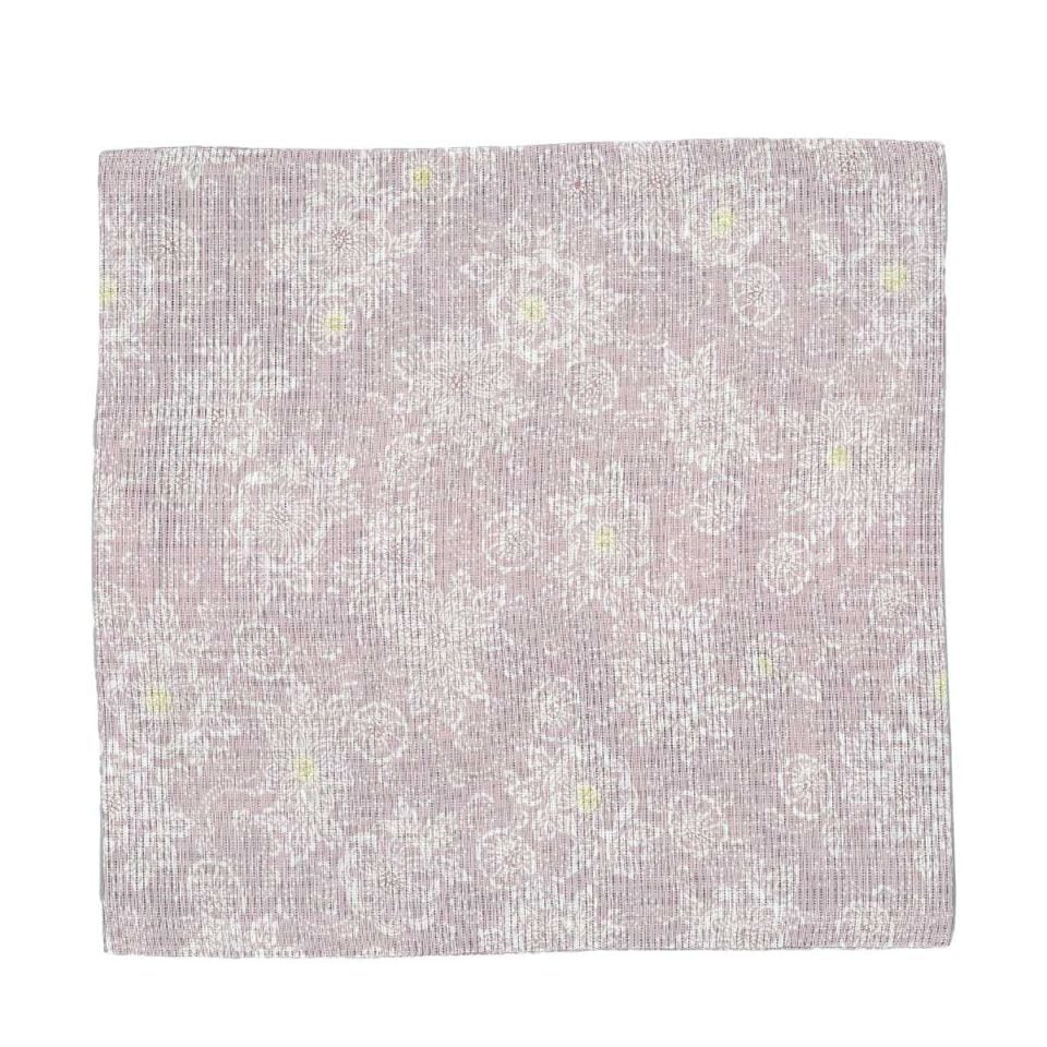 茶道具　絽帛紗　花蔓草　夏向き　出帛紗　（化粧箱）　(メール便対応商品）