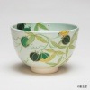 茶碗　青磁釉　ふうせんかずら|抹茶茶碗