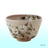 茶碗　白釉　夕顔|抹茶茶碗