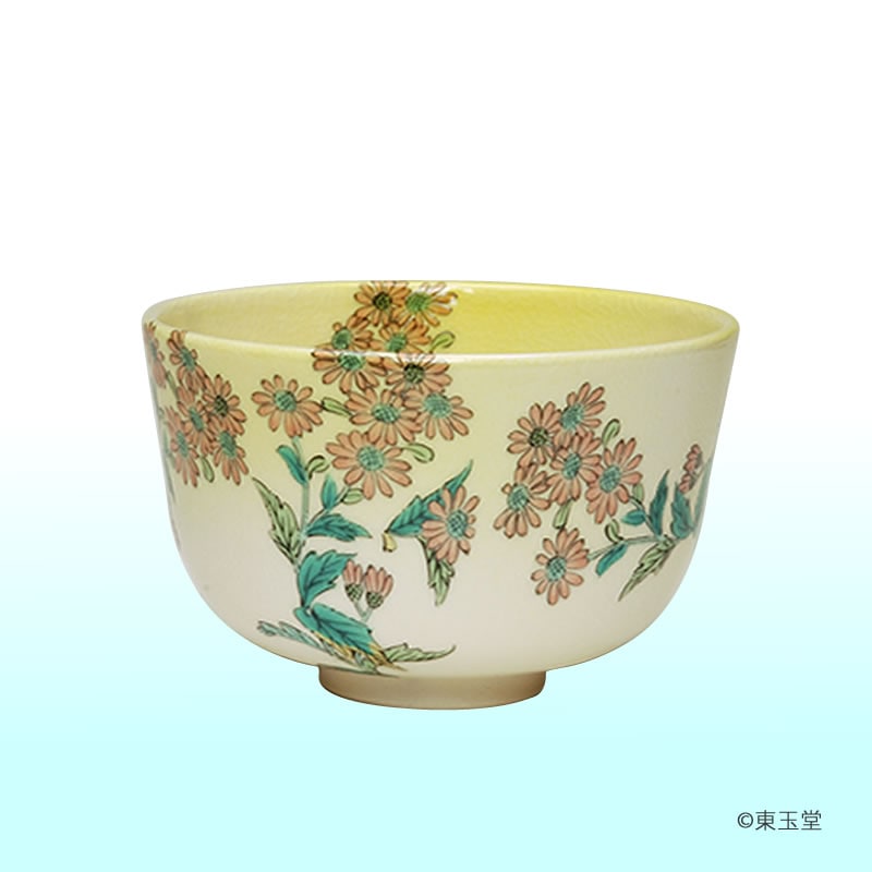 茶碗　小菊