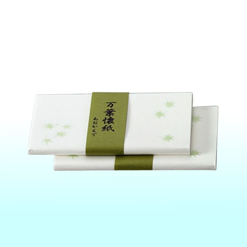 万葉懐紙　青楓　２帖入 (メール便対応商品）