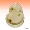 銘々皿　瓢　黄瀬戸　五客|銘々皿|菓子器、銘々皿、黒文字