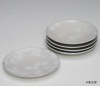銘々皿　粉引　5枚一組|銘々皿|菓子器、銘々皿、黒文字