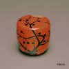 梅月棗  刷毛目塗  淡々斎好写　木質|棗|茶器（茶入、棗）