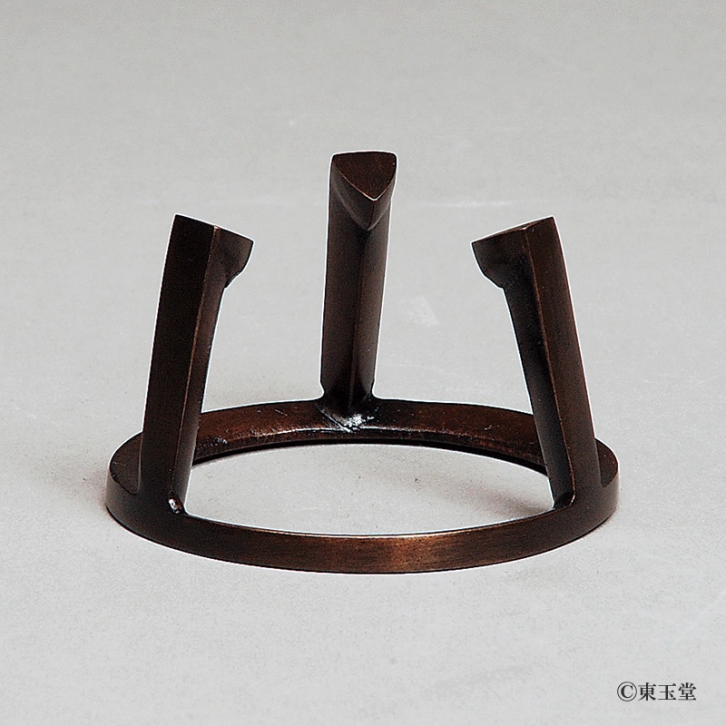 切子蓋置金谷浄雲作
