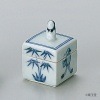 香合　呉須　有馬筆　景徳鎮|香合（陶器）|香合