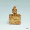 香合　黄瀬戸　釣狐|香合（陶器）|香合