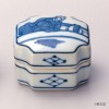 香合　呉須　周茂叔（しゅうもしゅく）　景徳鎮|香合（陶器）|香合