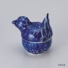 香合　祥瑞　瑠璃雀　景徳鎮|香合（陶器）|香合