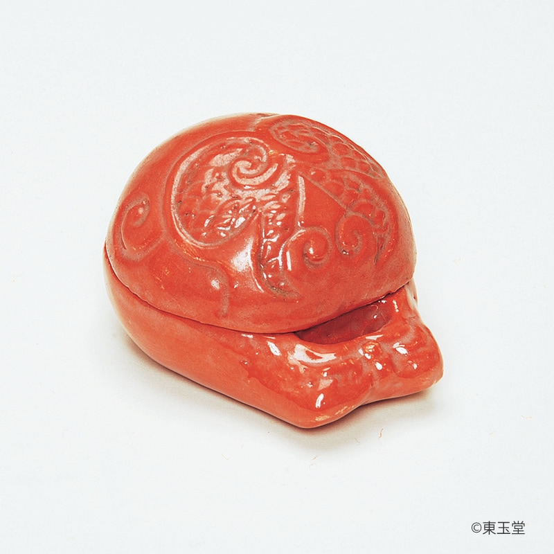 香合 赤楽 木魚 | すべての商品 | |茶道具通販 お茶道具東玉堂