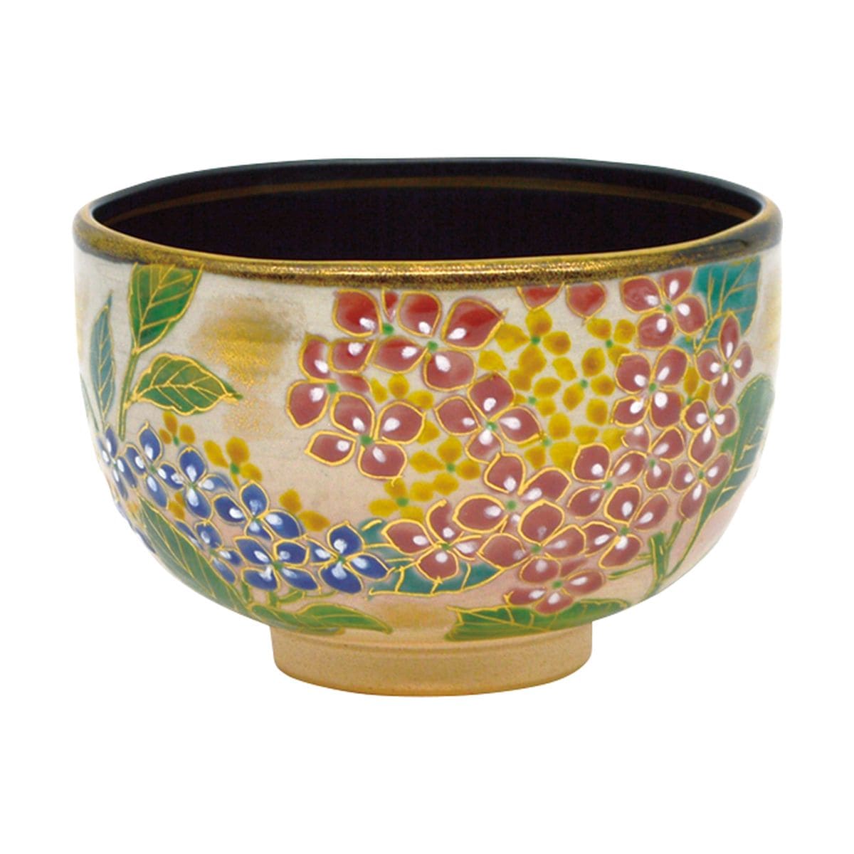 【茶碗　乾山　紫陽花】壱休窯　共箱 茶碗 乾山 紫陽花 壱休窯 （桐箱） | 抹茶茶碗,季節から探す | |茶道具