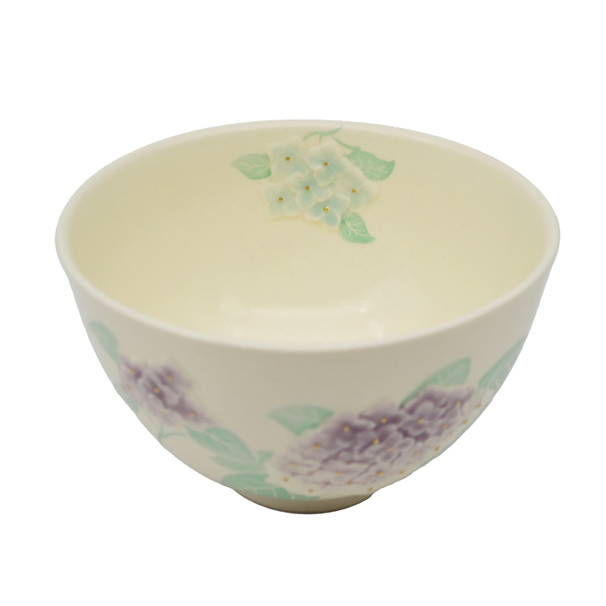 【セール】b833【新品・未使用】茶碗 浮彫 紫陽花 勝龍寺窯　木箱 茶道具 茶碗 浮彫 紫陽花 今岡三四郎作 （桐箱） | 抹茶茶碗,季節から探す