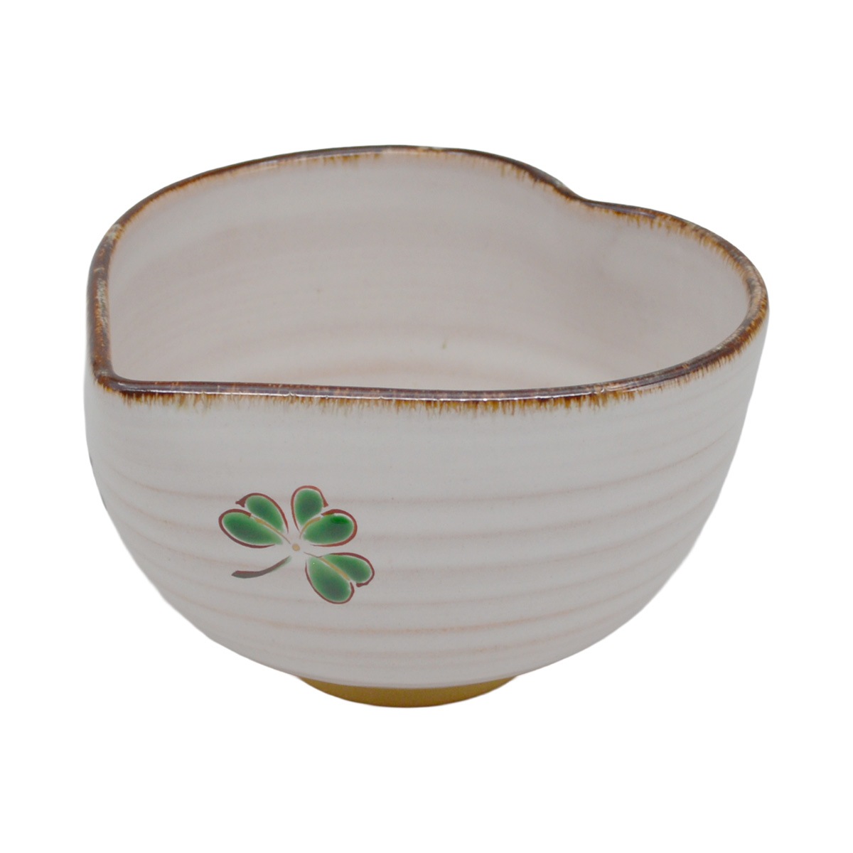 ハート茶碗 クローバー 中村良二作 （化粧箱） | 抹茶茶碗,季節から