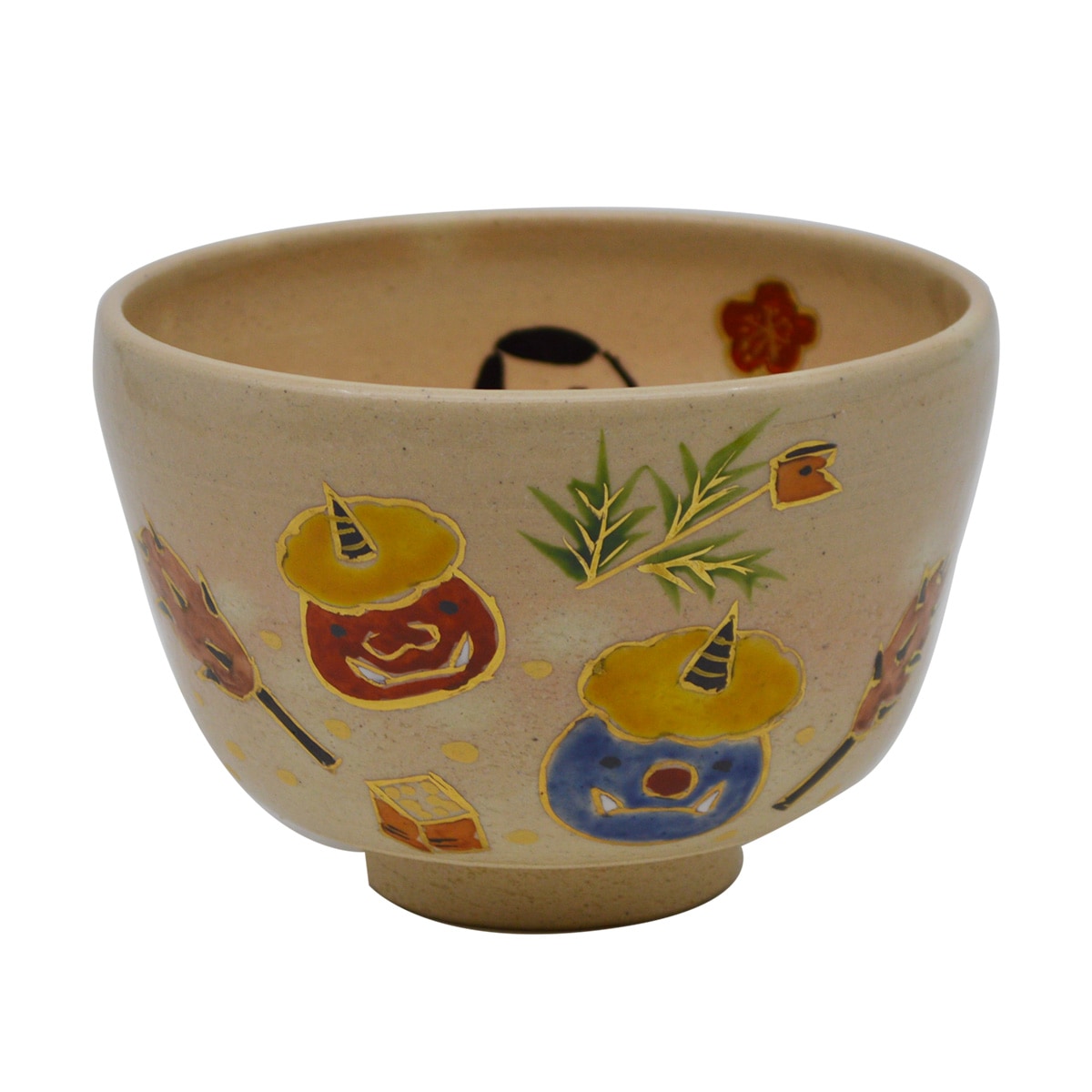 茶碗 乾山 節分 中村与平作（化粧箱） | 抹茶茶碗,季節から探す