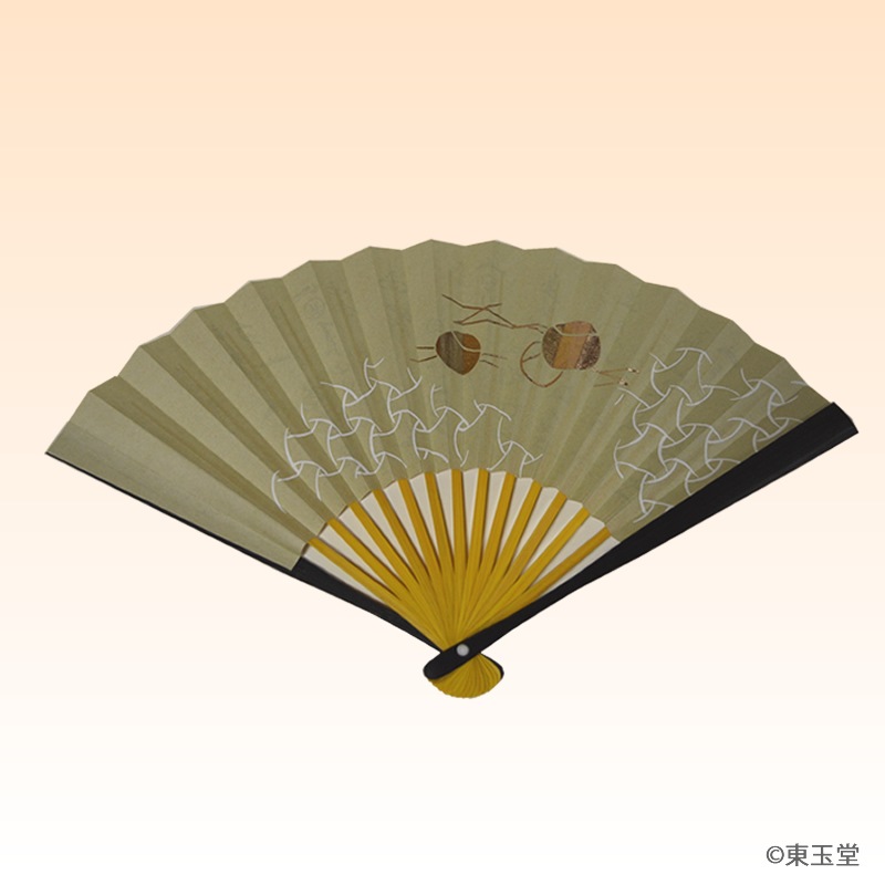 扇 6.5寸 表千家花押集 つぼつぼ (メール便対応商品） | お稽古道具,扇