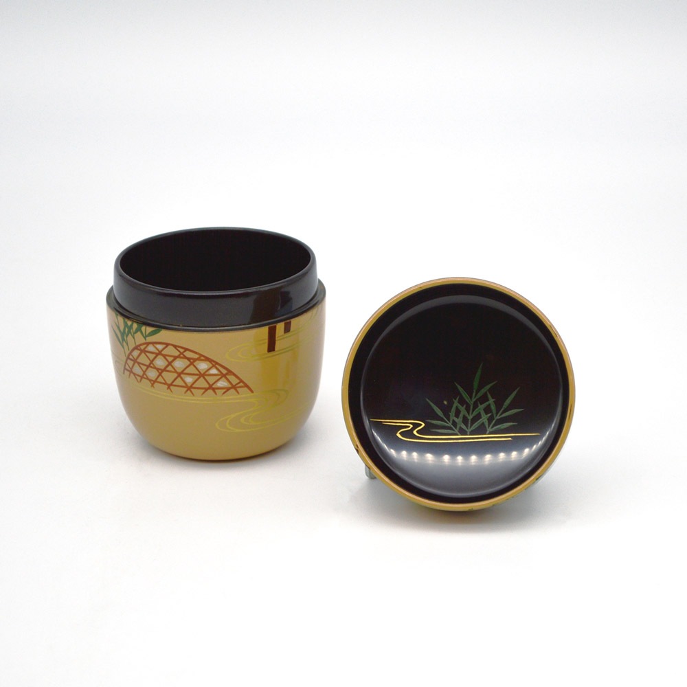 中棗 白漆 カワセミ 中村湖彩作 （桐箱） | 茶器（茶入、棗）,棗