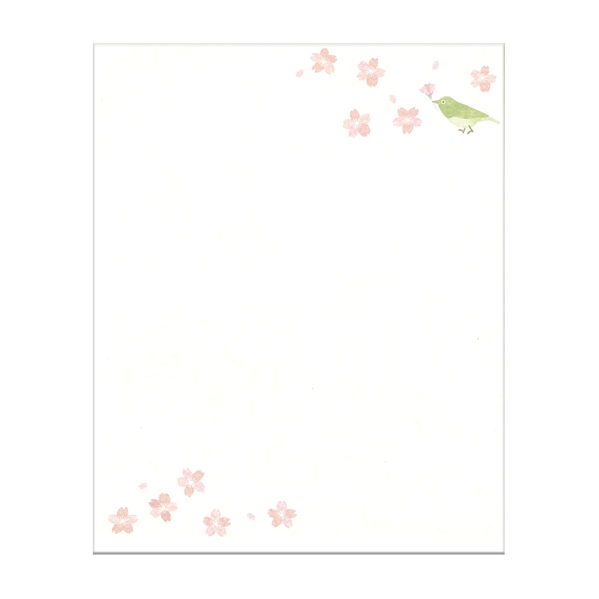伊予和紙懐紙　春告げ鳥　1帖（20枚） (メール便対応商品）