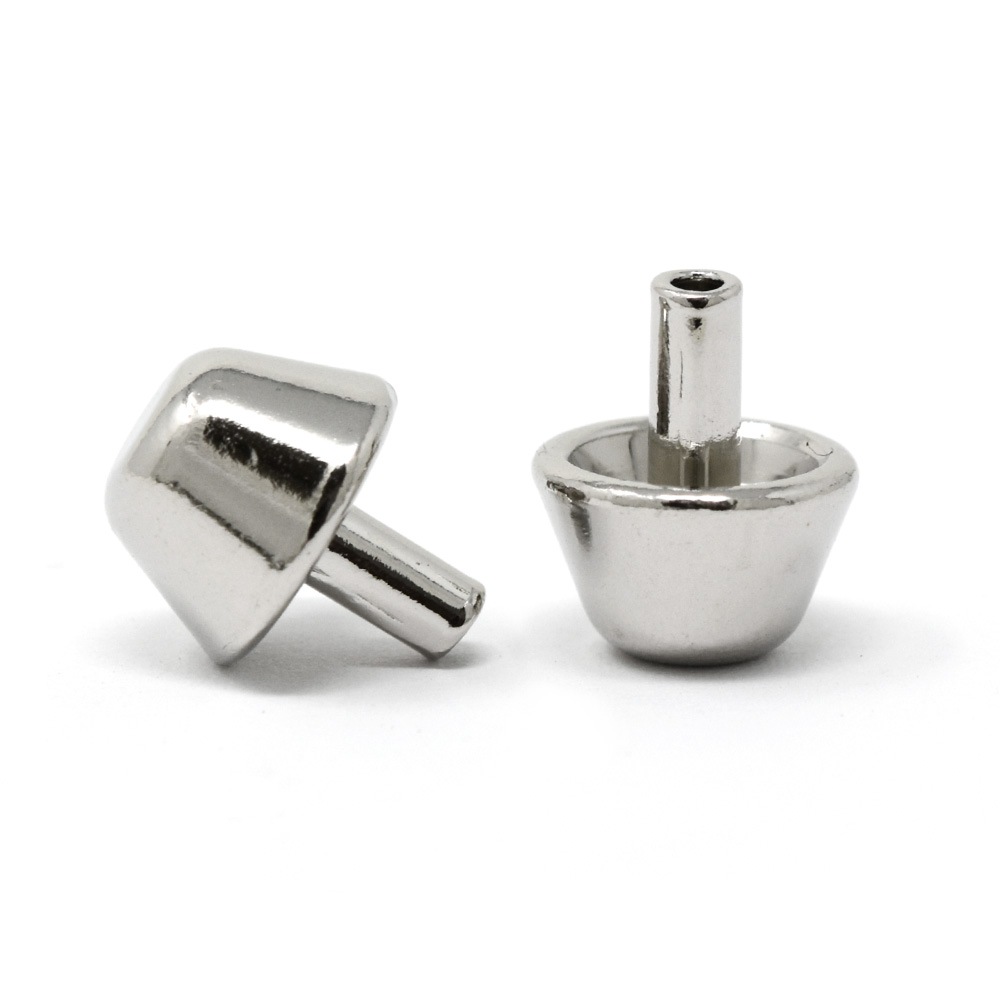 E43～E45 / 傘型底鋲 8～12mm / N 〈10個〉:がまぐち口金・各種金具