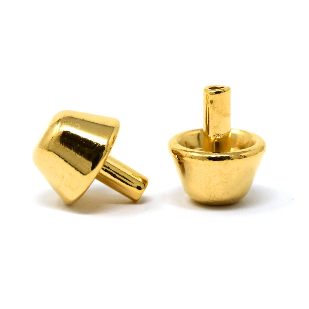 E43～E45 / 傘型底鋲 8～12mm / G 〈10個〉:がまぐち口金・各種金具