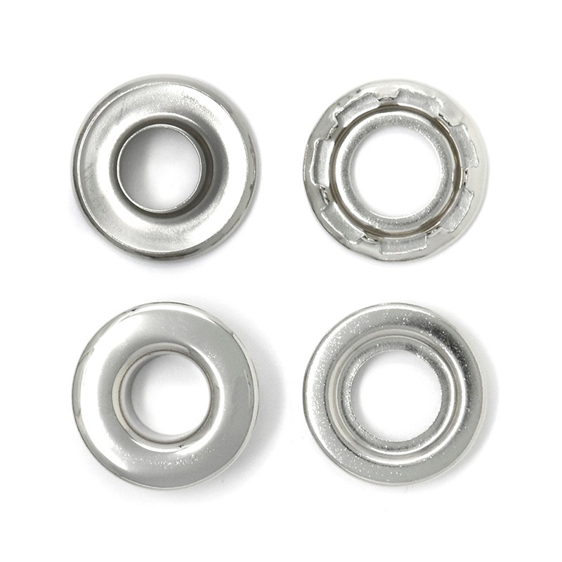 廃番】E107 / ＃2 グロメット / N 〈4個〉:がまぐち口金・各種金具