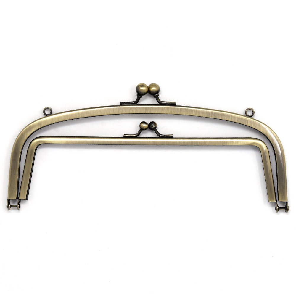 F74 / 20.4cm 親子がまぐち口金 カン付 / ATS［1～9本］:がまぐち口金