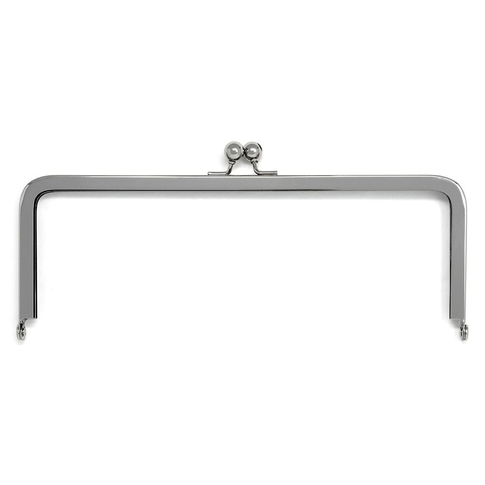 F86 / 24cm 角丸型 がまぐち口金 カンなし / N［1～29本］:がまぐち