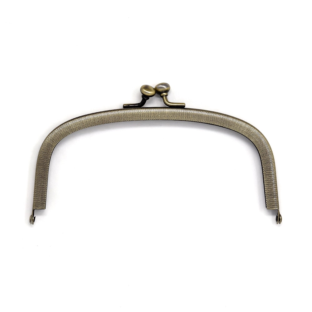 F204 / 13.2cm くし型 がまぐち口金 石目 / ATS［1～9本］:がまぐち