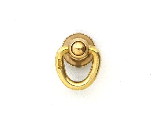 Y701 / 真鍮製ドロップハンドル / 真鍮無垢〈1個〉:がまぐち口金・各種