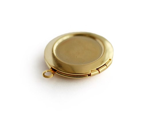 廃番】Y64 / メタル朱肉 / G［1～9個］:がまぐち口金・各種金具・袋物