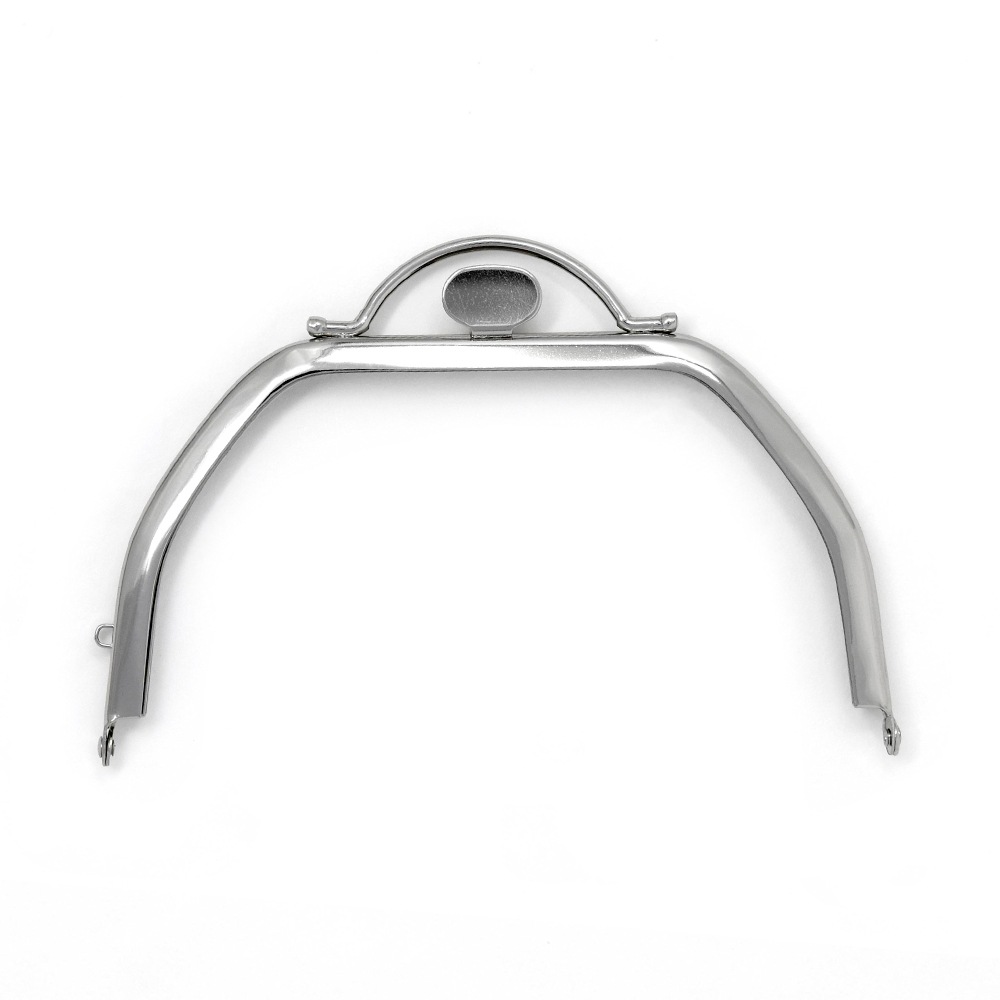 F65 / 12cm 台形 がまぐち口金 押口 / N［10～49本 / 5%OFF