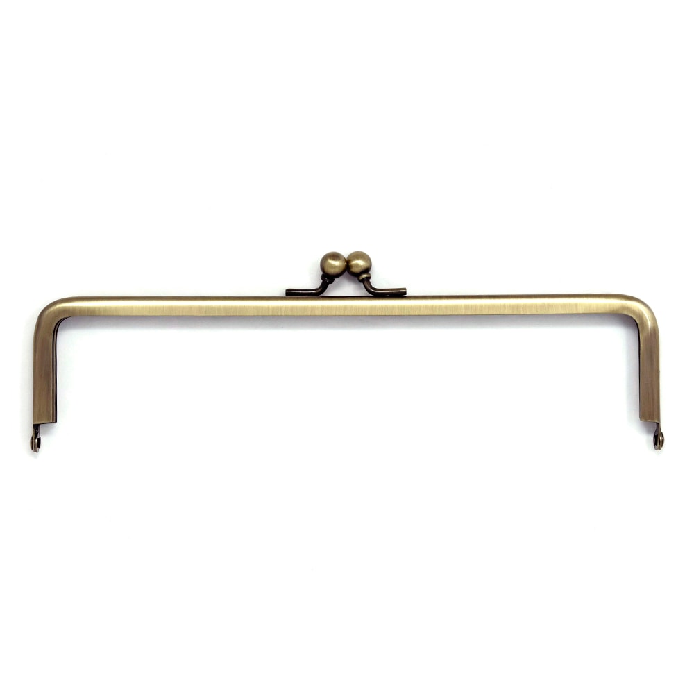 F25 / 18cm 角丸型 がまぐち口金 / ATS［120本～ / 20%OFF］:がまぐち