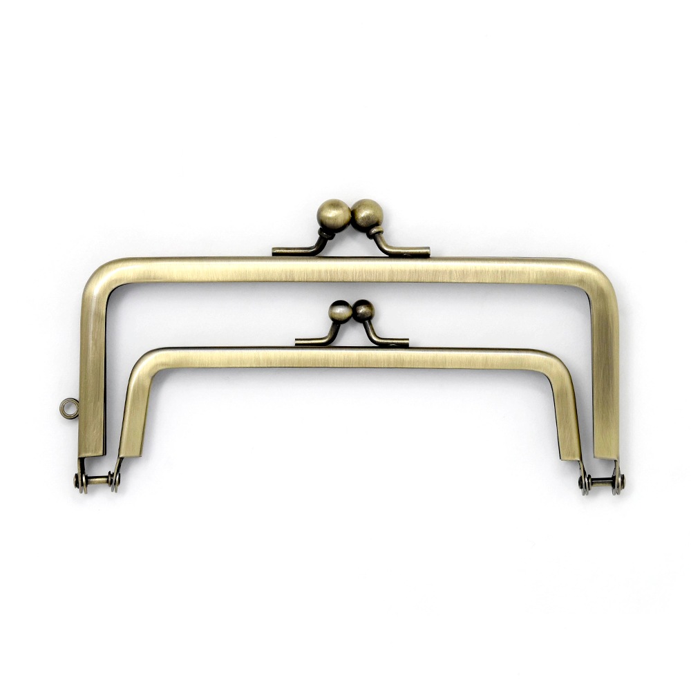 F121 / 12cm 角丸型 親子がまぐち口金 / ATS［120本～ / 20%OFF