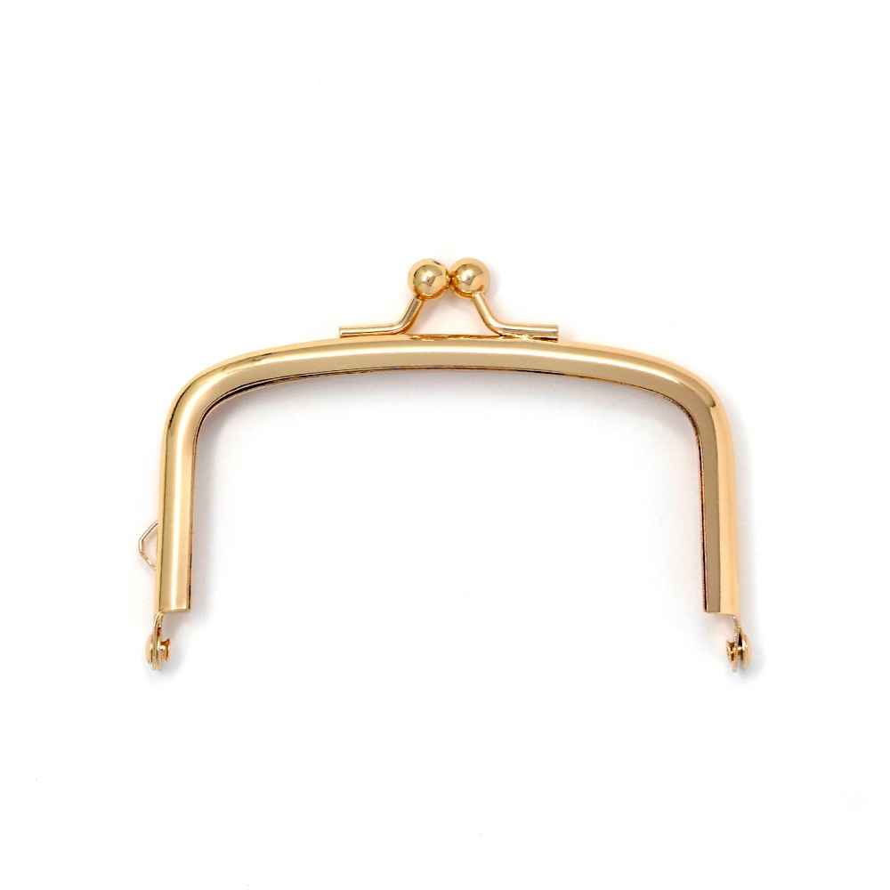 がま口 F6 / 8.1cm くし型 がまぐち口金 / G［受注生産］:がまぐち口金