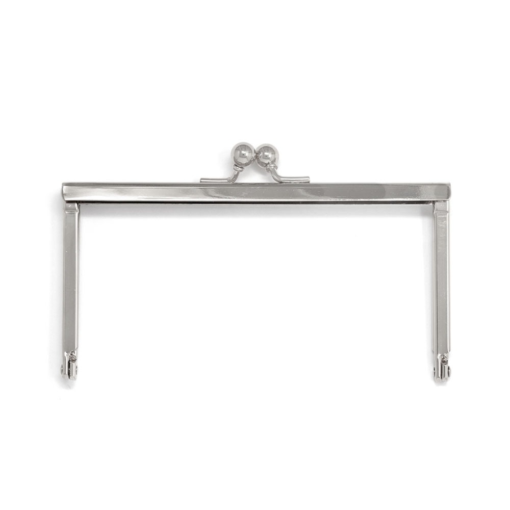 F117 / 12cm 浮足 すかし溝 がまぐち口金 / N［10～49本 / 5%OFF