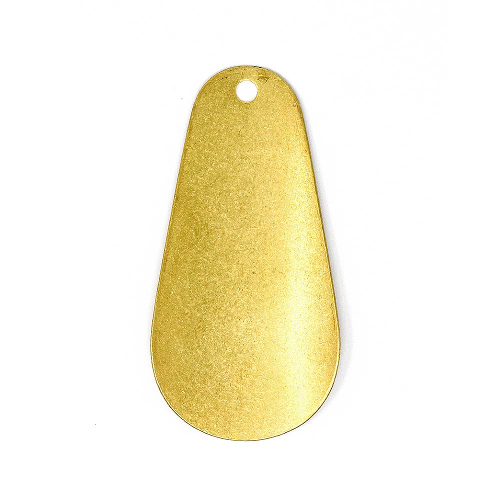 Y118 / 7.8cm 靴べら / 真鍮無垢 〈小口・大口〉:がまぐち口金・各種