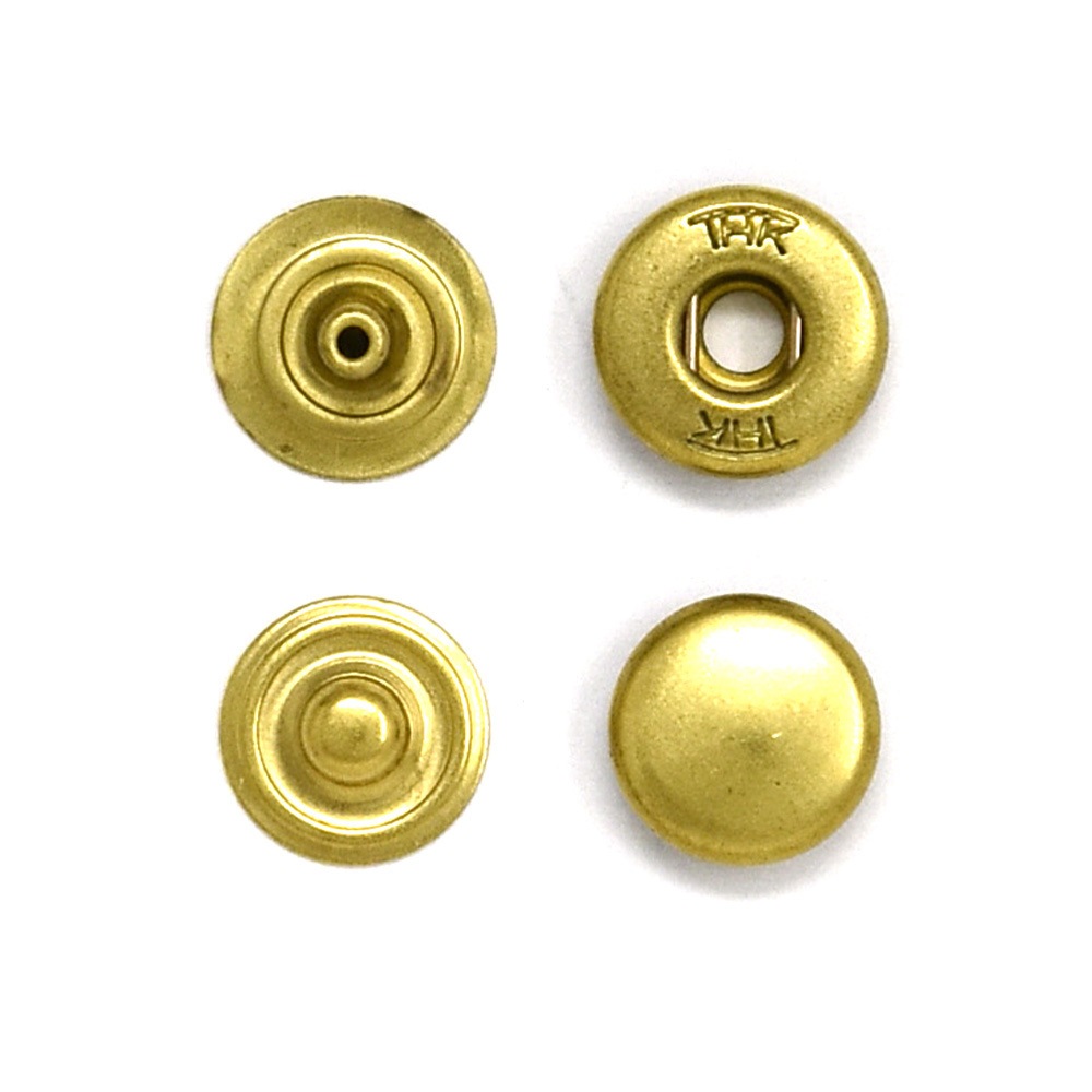 E5 / No.8 ホック/ 真鍮無垢 〈小口・大口・箱〉:がまぐち口金・各種