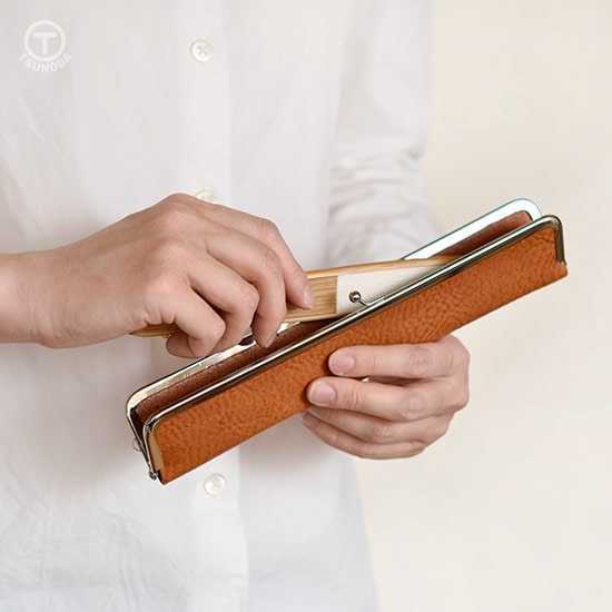がま口 型紙のみ】F68 / 24cm 長扇子入れ がま口口金:がまぐち口金